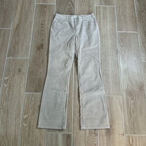 Beige Corduroy Pants
